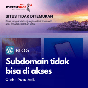 subdomain tidak bisa di akses